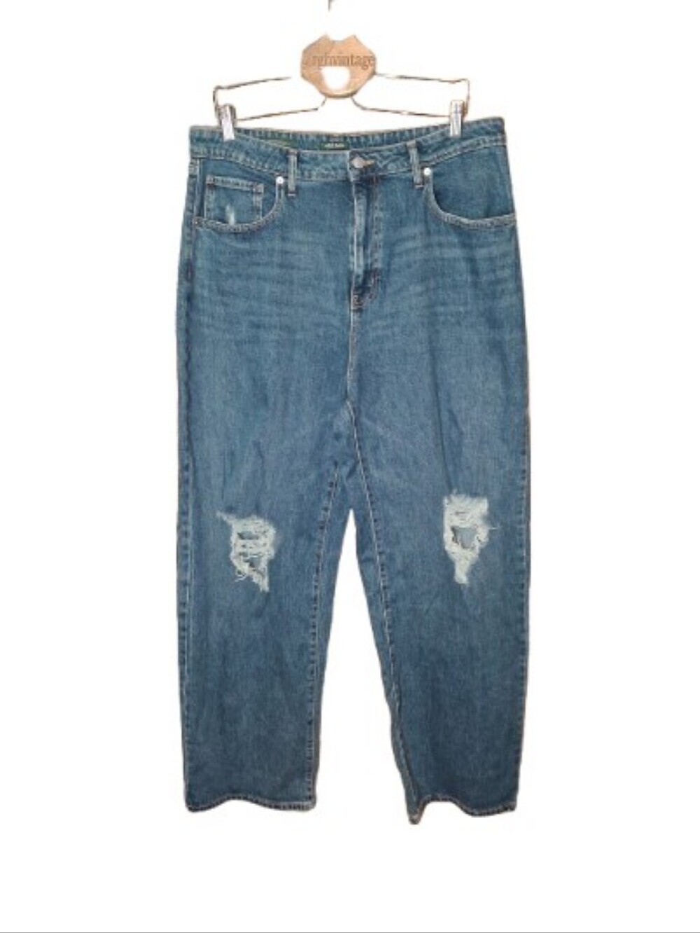 Wild Fable High Rise Baggy Jeans 16/33R Minimalist/Street Style/Y2K Fashion